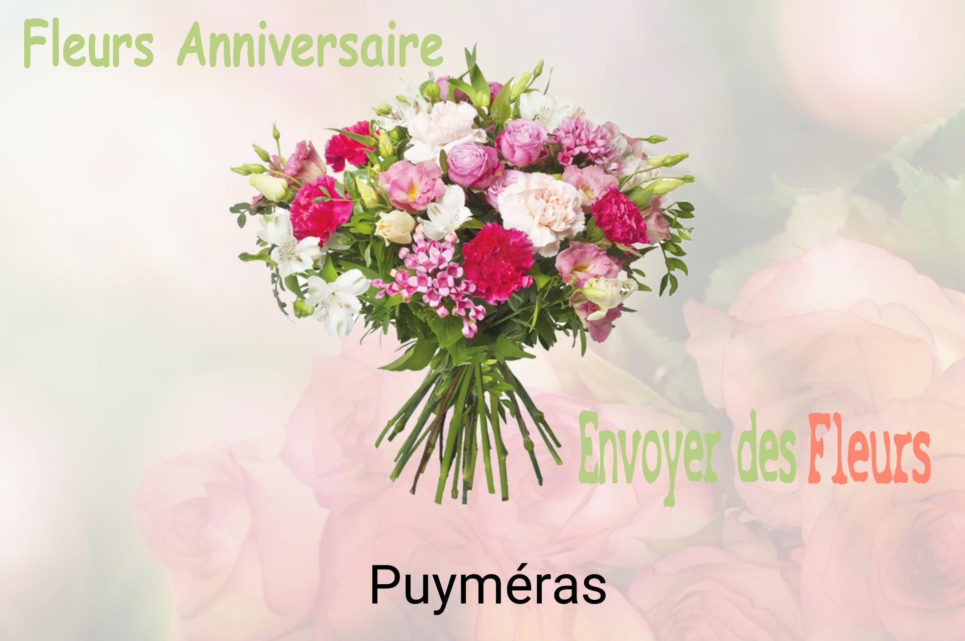 Bouquet de fleurs d’anniversaire livré à Puyméras